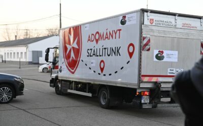 Adományokat szállító teherautó indult Ukrajnába