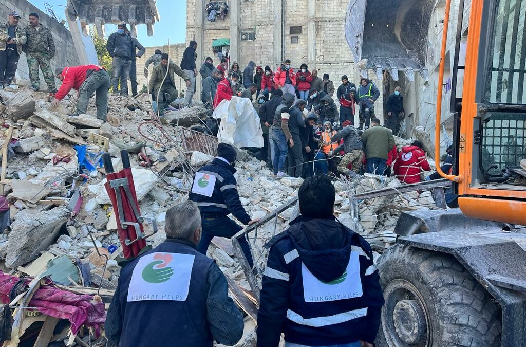 Immediate support for victims of the earthquake in Turkey and Syria