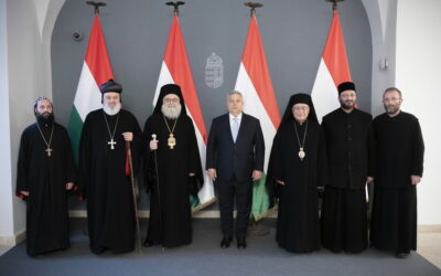 Azbej Tristan találkozása szír egyházi vezetőkkel
